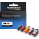 Cartouche compatible Canon PGI-520/CLI-521 BK/CMYK - 5 couleurs - Multipack
