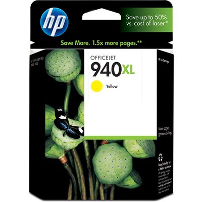 HP 940XL (C4909AE) - Jaune - Cartouche d'encre - Grande capacité