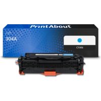 Toner compatible HP 304A (CC531A) - Cyan