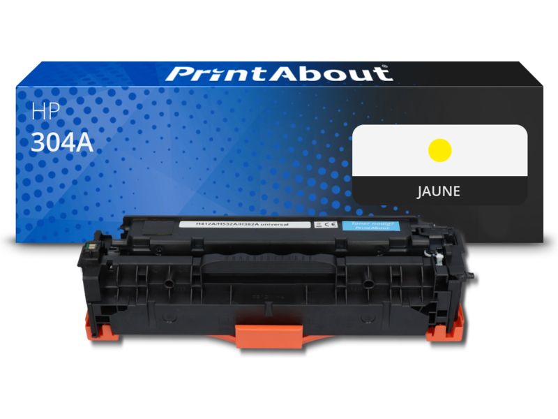 Toner compatible HP 304A (CC532A) - Jaune