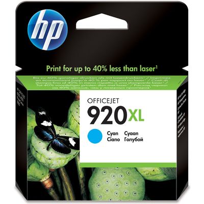 HP 920XL (CD972AE) - Cyan - Cartouche d'encre - Grande capacité
