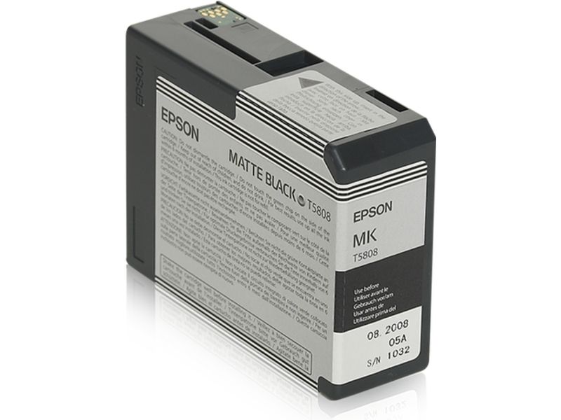 Epson T 5808 noir mat 80 ml