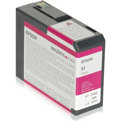 Epson T580 (C13T580300) - Magenta - Cartouche d'encre
