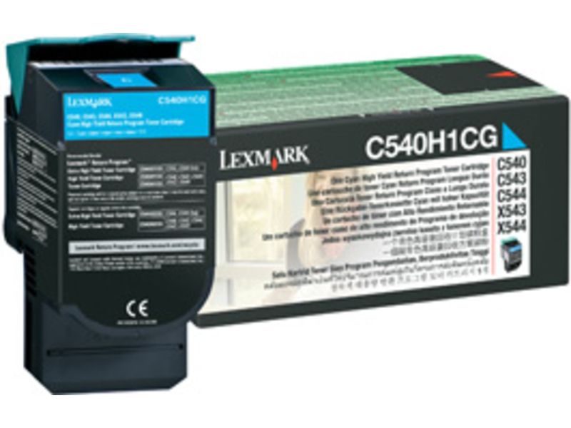 Lexmark C540H1CG Toner Cyaan Hoge capaciteit