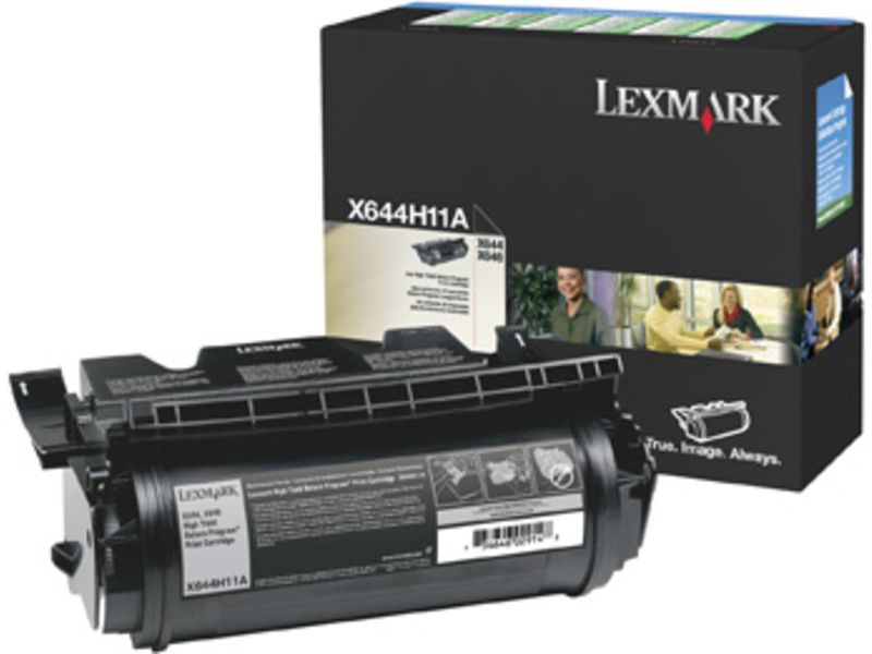Lexmark X644H11E Toner Zwart Hoge capaciteit