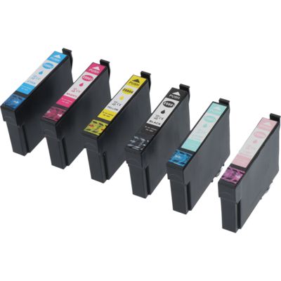 Cartouche compatible Epson T0807 - 6 couleurs - Multipack