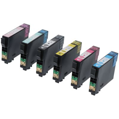 Cartouche compatible Epson T0807 - 6 couleurs - Multipack