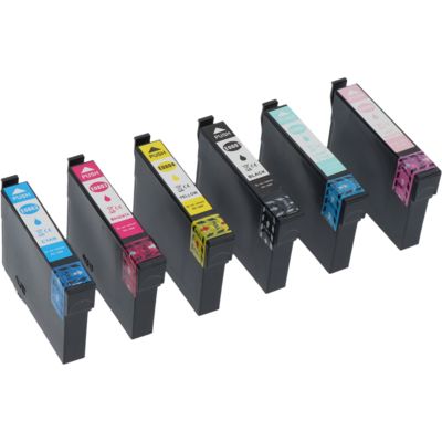 Cartouche compatible Epson T0807 - 6 couleurs - Multipack