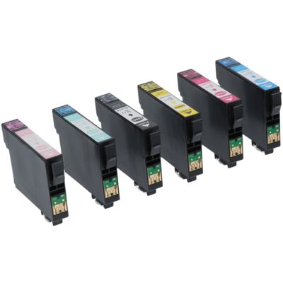 Cartouche compatible Epson T0807 - 6 couleurs - Multipack