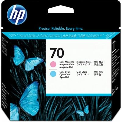HP 70 (C9405A) - Cyan clair + magenta clair - Tête d'impression