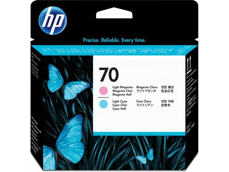 HP 70 (C9405A) Printkop Licht-cyaan + licht-magenta