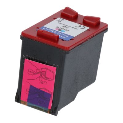 Cartouche compatible HP 58 (C6658A) - Couleurs des photos
