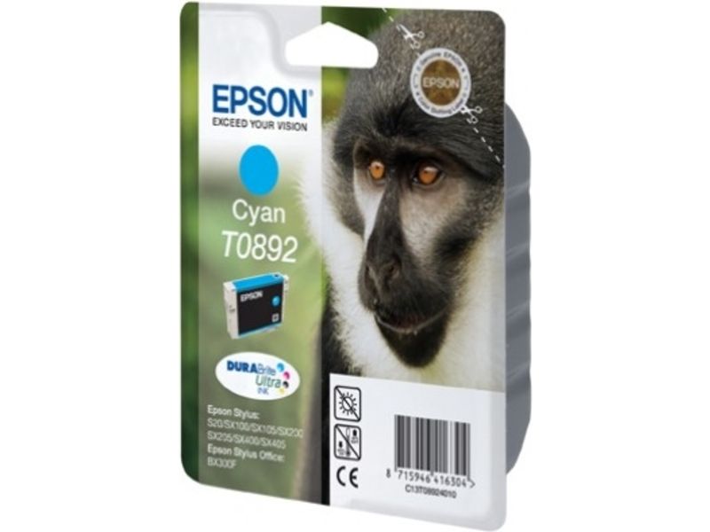 Epson T089 (C13T08924010) Inktcartridge Cyaan