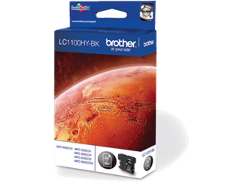 Brother LC-1100HYBK Inktcartridge Zwart Hoge capaciteit
