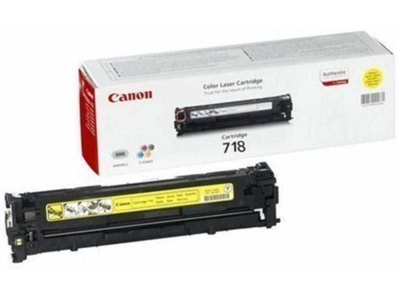 Canon 718 Y Toner Geel
