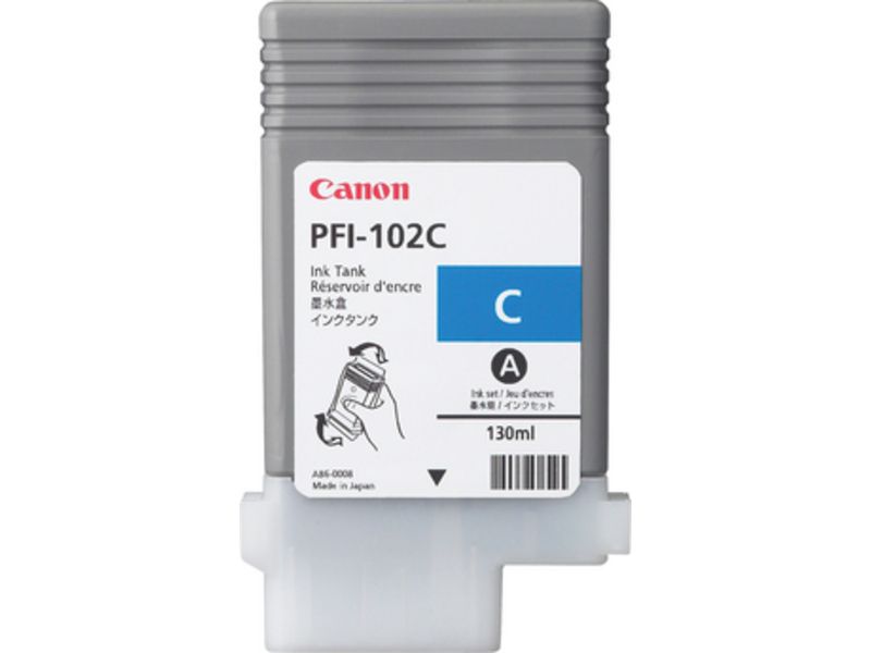 Canon PFI-102C Inktcartridge Cyaan