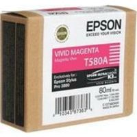Epson T580A (C13T580A00) Cartouche d'encre magenta vif