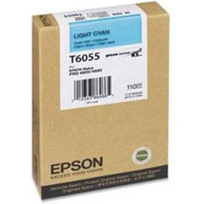 Epson T6055 (C13T605500) Cartouche d'encre Cyan clair