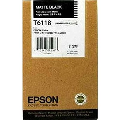 Epson T6118 (C13T611800) Cartouche d'encre noir mat