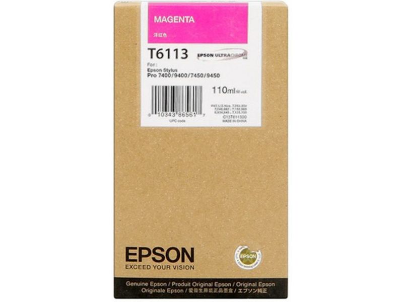 Epson T6123 (C13T612300) Inktcartridge Magenta
