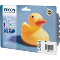 Epson T0556 Cartouche d'encre - 4 couleurs - Multipack