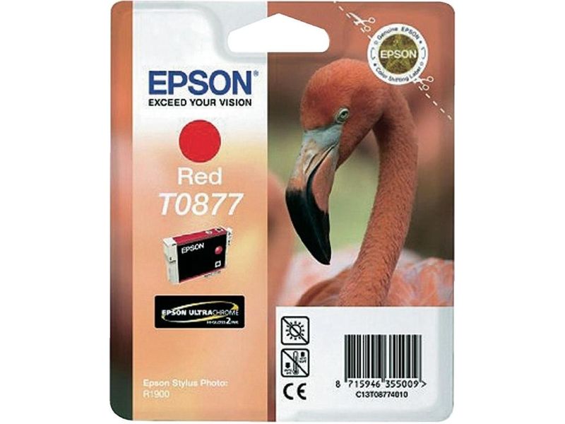 Epson T0877 (C13T08774010) Cartouche d'encre rouge