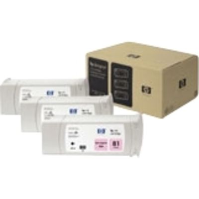 Cartouche d'encre HP 81 (C5071A) 3x Magenta clair - Multipack