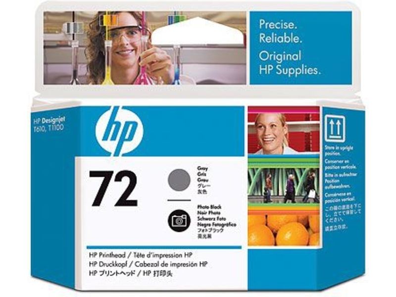 HP 72 (C9380A) Printkop Grijs + foto-zwart