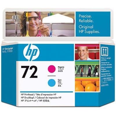 HP 72 (C9383A) - Magenta + cyan - Tête d'impression