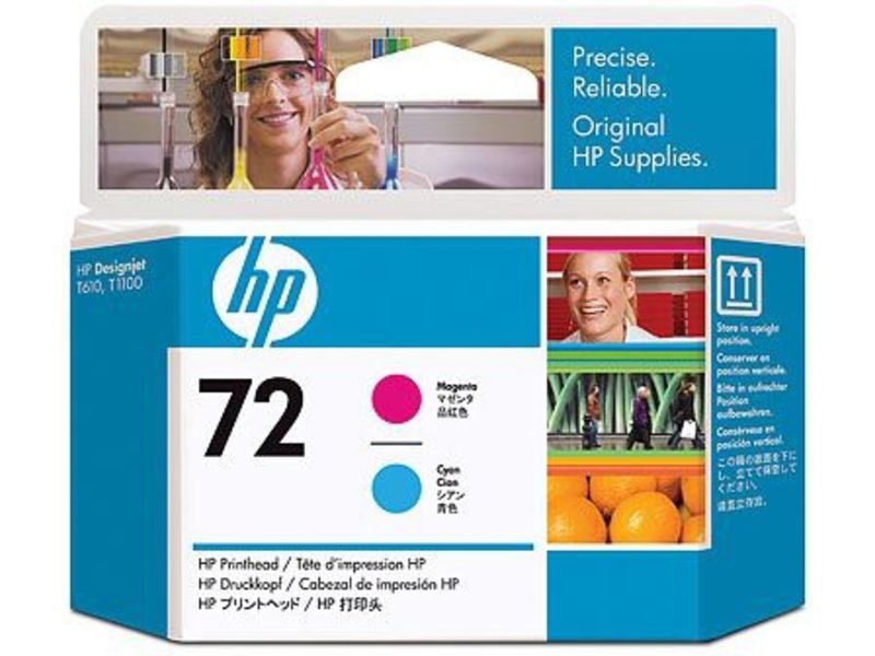 HP 72 (C9383A) Printkop Magenta + cyaan