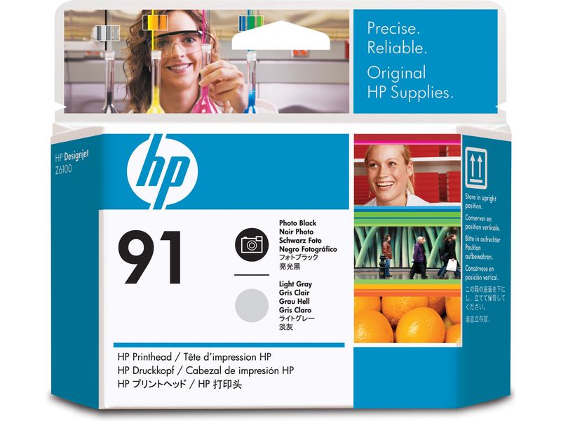 HP 91 (C9463A) Inktcartridge Foto-zwart + licht-grijs