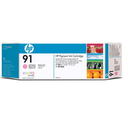 HP 91 (C9471A) - Magenta clair - Cartouche d'encre