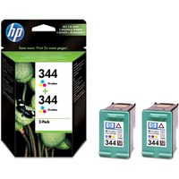Cartouche d'encre HP 344 (C9505EE) tricolore x2 - Multipack