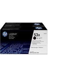 HP 53X (Q7553XD) Toner - pack de 2 - Noir - Grande capacité - Multipack