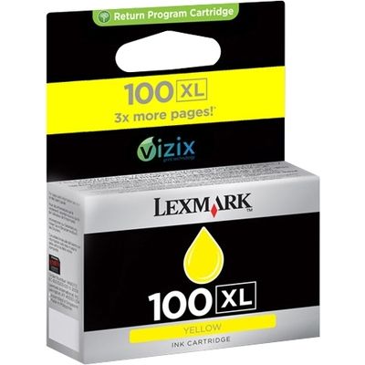 Lexmark 100XL (14N1071E) - Jaune - Cartouche d'encre - Grande capacité