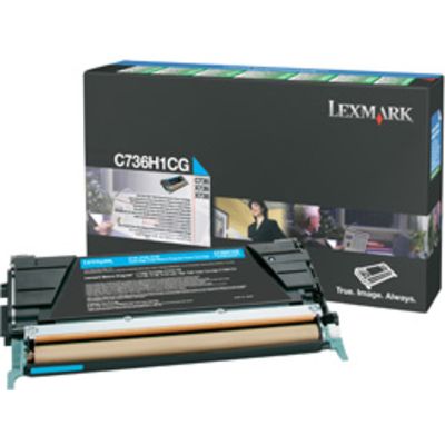 Lexmark C736H1CG - Cyan - Toner - Grande capacité