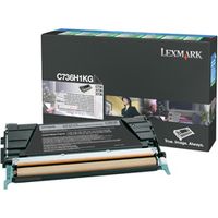 Lexmark C736H1KG - Noir - Toner - Grande capacité