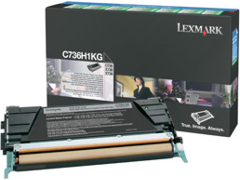 Lexmark C736H1KG Toner Zwart Hoge capaciteit