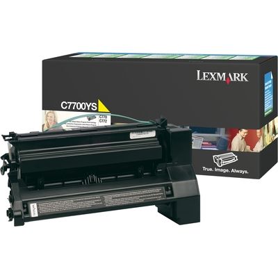 Lexmark C7700YS - Jaune - Toner