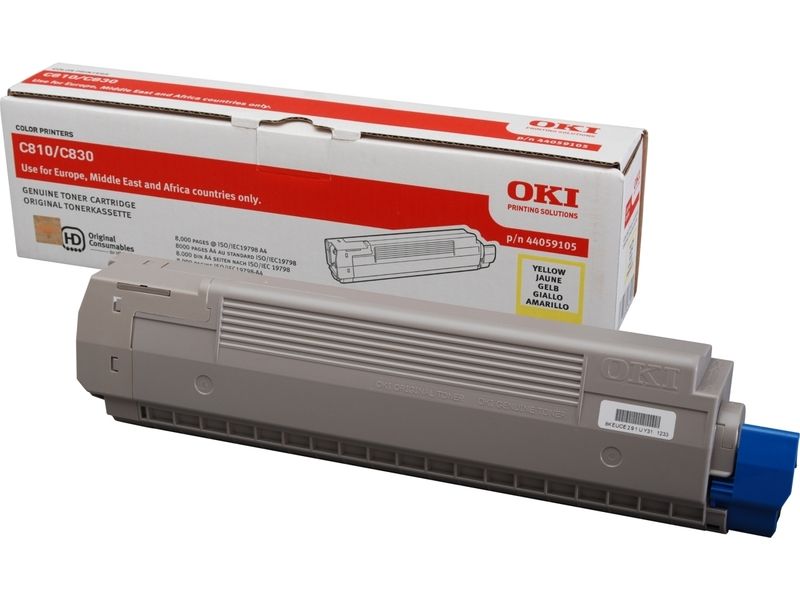 OKI 44059105 Toner Geel