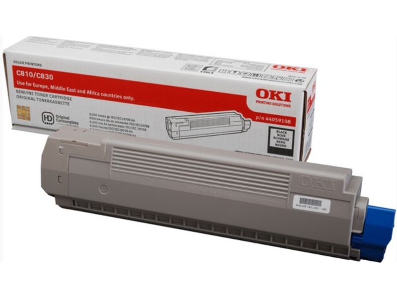 OKI 44059108 Toner Zwart