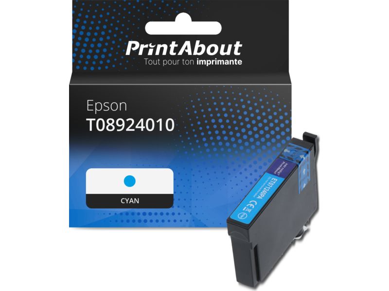 Cartouche compatible Epson T08924010 - Cyan