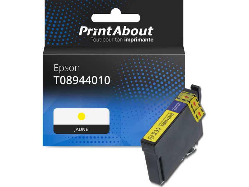 Cartouche compatible Epson T08944010 - Jaune
