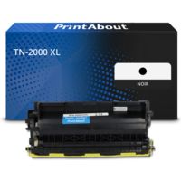 Toner compatible Brother TN-2000 XL - Noir - Très grande capacité