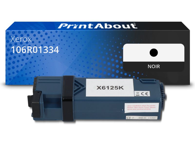 Toner compatible Xerox 106R01334 - Noir