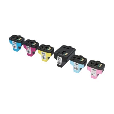 Cartouche compatible HP 363 (C8721EE) - 6 couleurs - Multipack