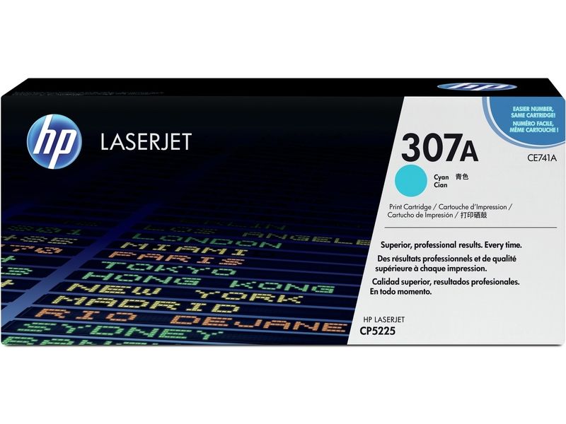 HP 307A (CE741A) Toner Cyaan