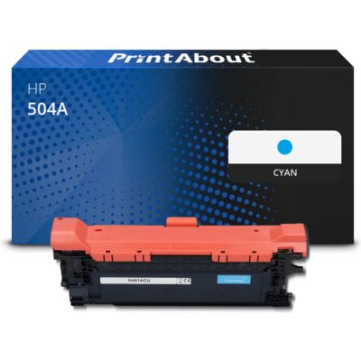 Toner compatible HP 504A (CE251A) - Cyan