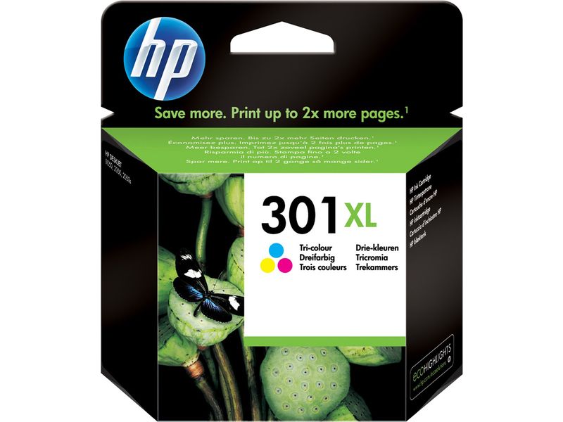 HP 301XL (CH564EE) Inktcartridge 3-kleuren Hoge capaciteit