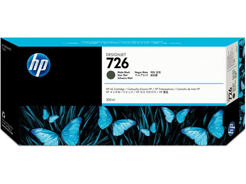 HP 726 (CH575A) Inktcartridge Mat-zwart